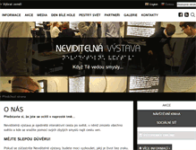 Tablet Screenshot of neviditelna.cz